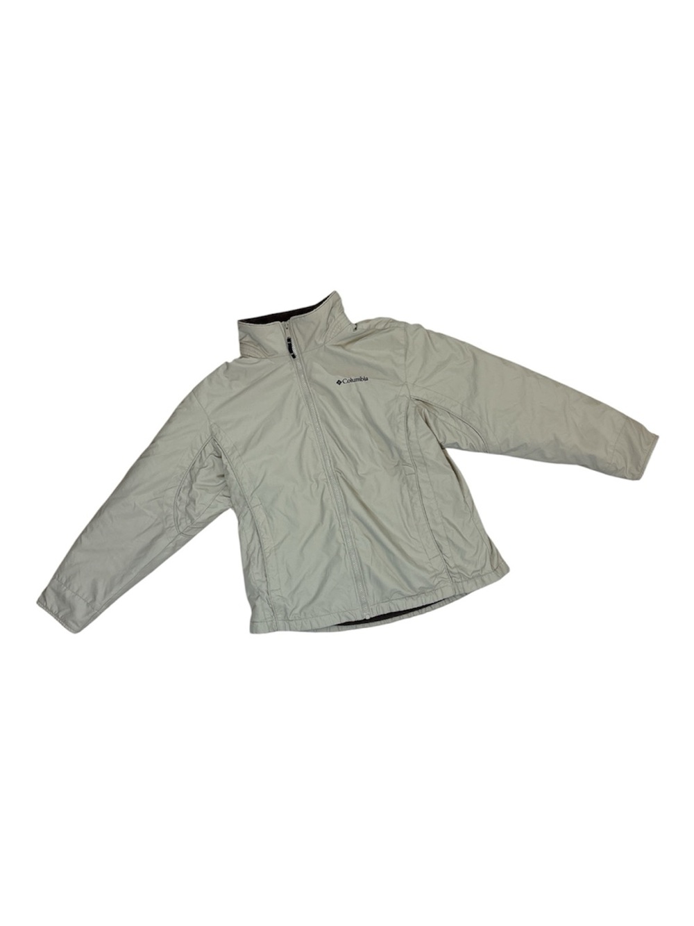 ⭐️ Columbia Light beige Outdoor Zip Jacket- medium